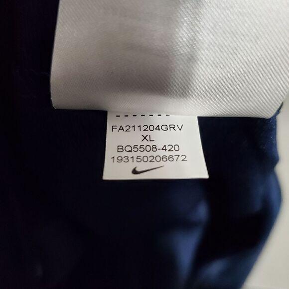 Nike Men's Baseball Stock Vapor Select Full-Button Jersey XLARGE Blue BQ5508-420 - Picture 7 of 7